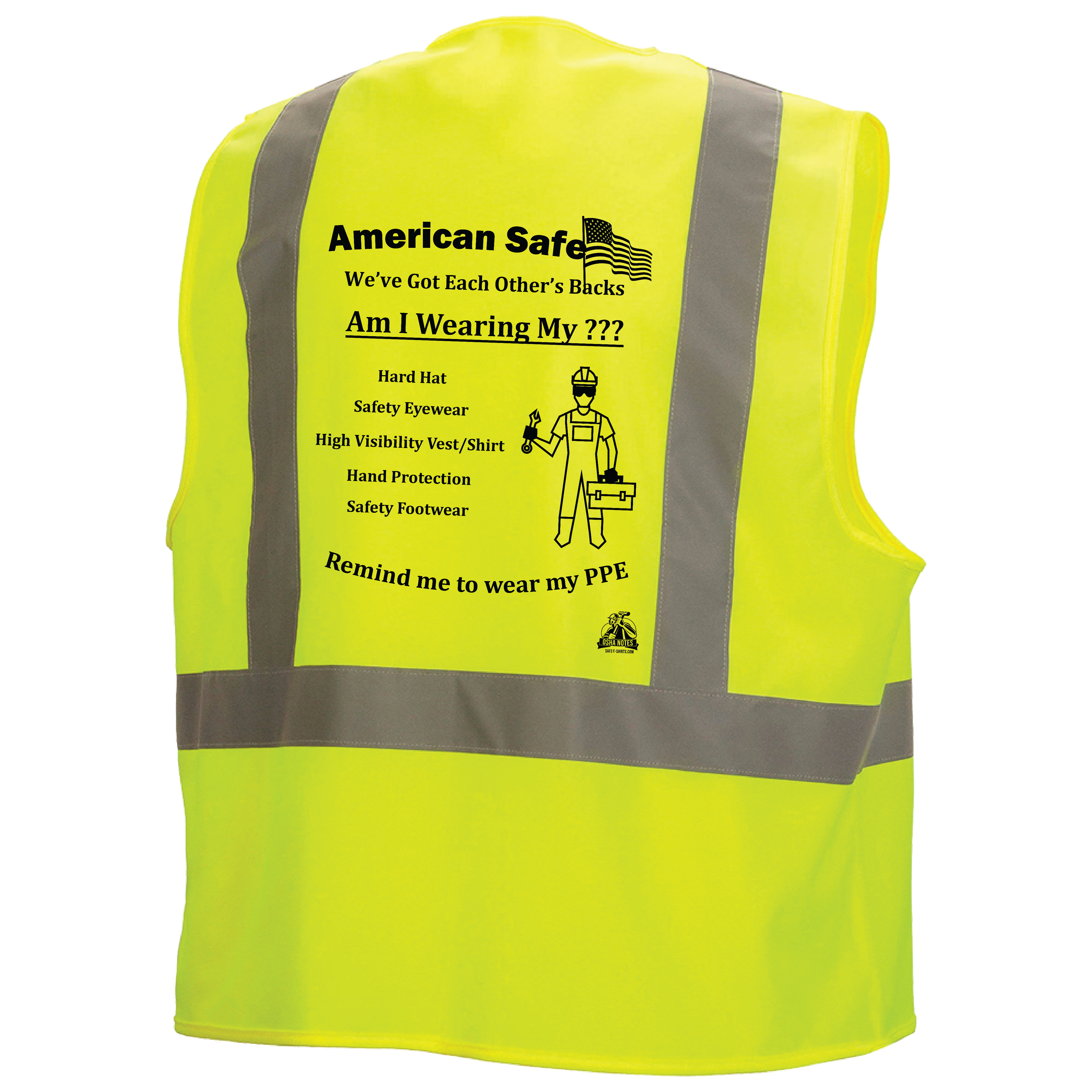 2021 safety work-wear vest with mesh